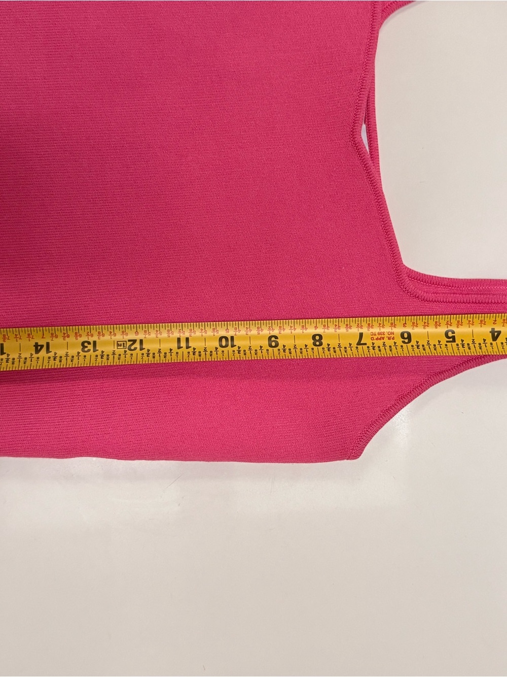 Zara Pink Sweetheart Neck Ribbed Cropped Tank Y2K Fitted Small - Picture 9 of 9